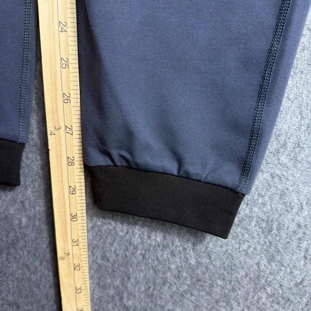 Bylt Pants Mens M Navy Blue Elite Joggers Drawstring Stretch Taper Performance